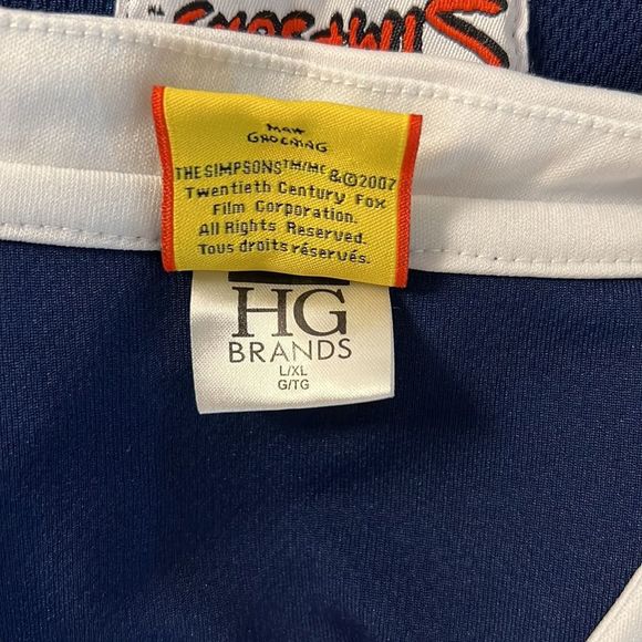 Homer Simpson Hockey Jersey - Size L/XL - Picture 12 of 13